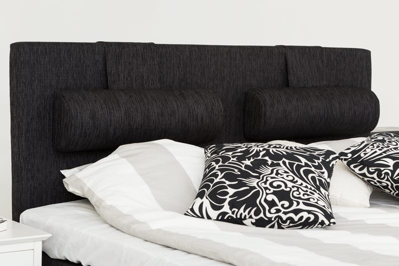 Kontinentalsäng Longford 180x200 Fast Polyeterskum - Svart - Möbler - Säng - Kontinentalsäng