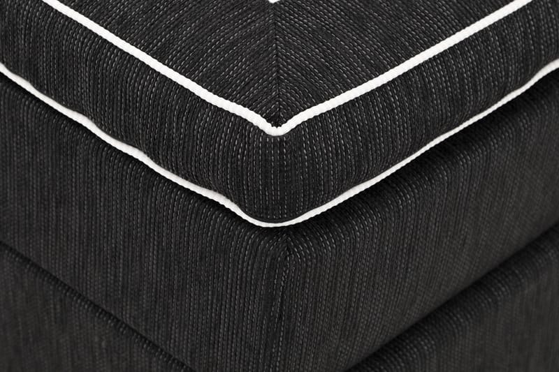 Kontinentalsäng Longford 180x200 Fast Polyeterskum - Svart - Möbler - Säng - Kontinentalsäng