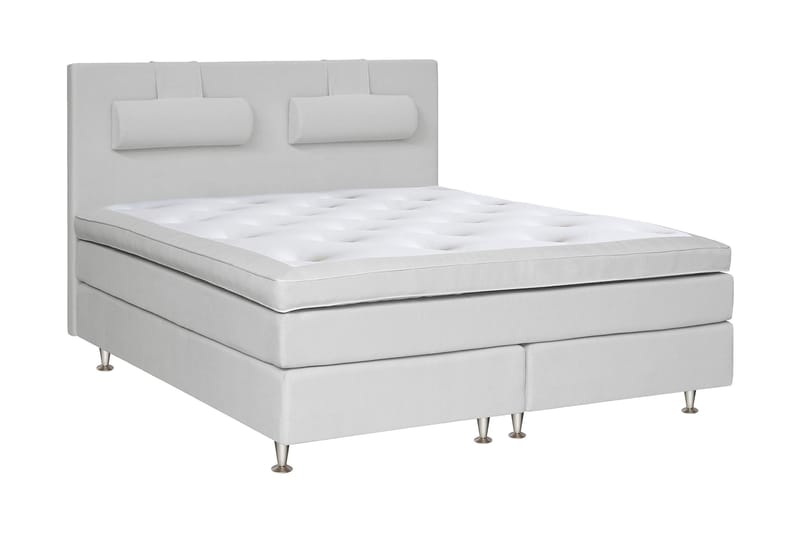 Kontinentalsäng Longford 210x210 Fast Valbar - Malaga Ljusgrå - Möbler - Säng - Kontinentalsäng