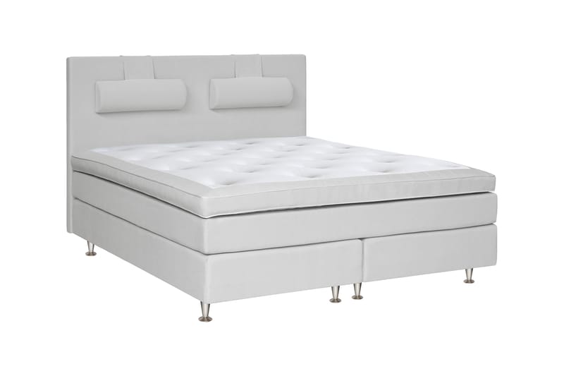 Kontinentalsäng Longford 210x210 Fast Valbar - Malaga Ljusgrå - Möbler - Säng - Kontinentalsäng