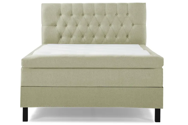 Kontinentalsäng Lucky 140x200 Polyeter - Grön - Möbler - Säng - Kontinentalsäng