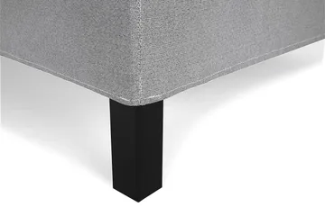 Kontinentalsäng Lucky 140x200 Polyeter - Mellangrå - Möbler - Säng - Kontinentalsäng