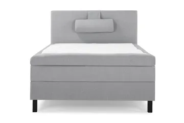 Kontinentalsäng Lucky 140x200 Polyeter - Mellangrå - Möbler - Säng - Kontinentalsäng