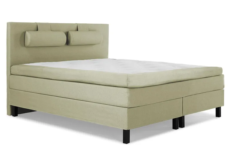 Kontinentalsäng Lucky 150x200 Polyeter - Grön - Möbler - Säng - Kontinentalsäng