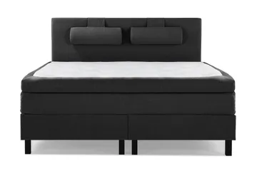 Utan sänggavel - Svart/Grå