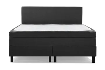 Utan sänggavel - Svart/Grå/PU