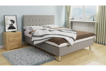 Kontinentalsäng Lux 140x204 cm - Beige - Möbler - Säng - Kontinentalsäng