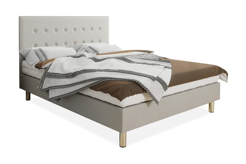 Kontinentalsäng Lux 140x204 cm - Beige - Möbler - Säng - Kontinentalsäng