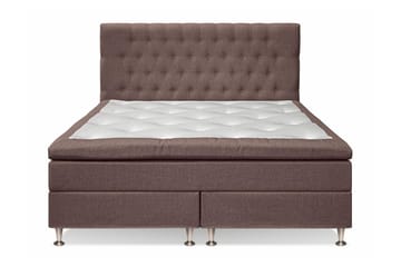 Utan sänggavel - Mörkbrun