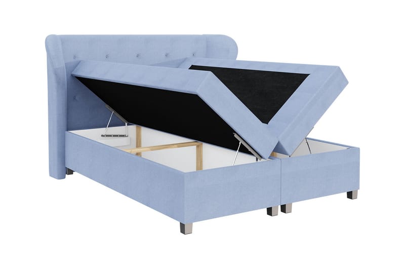 Kontinentalsäng Morvold 120x200 - Ljusgrå - Möbler - Säng - Kontinentalsäng