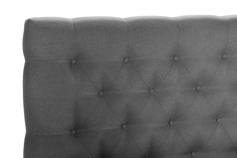 Kontinentalsäng Nayaka 150x200 Latexmadrass - Mörkgrå - Kontinentalsäng - Komplett sängpaket