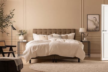 Kontinentalsäng Nayaka 150x200 Skummadrass - Brun - Möbler - Säng - Kontinentalsäng