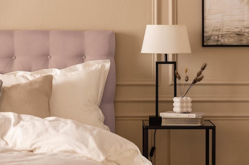 Kontinentalsäng Nayaka 150x200 Skummadrass - Rosa - Möbler - Säng - Kontinentalsäng