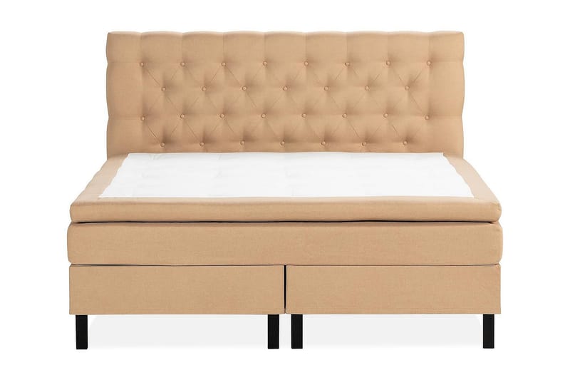 Kontinentalsäng Nayaka 160x200 Latexmadrass - Beige - Möbler - Säng - Kontinentalsäng