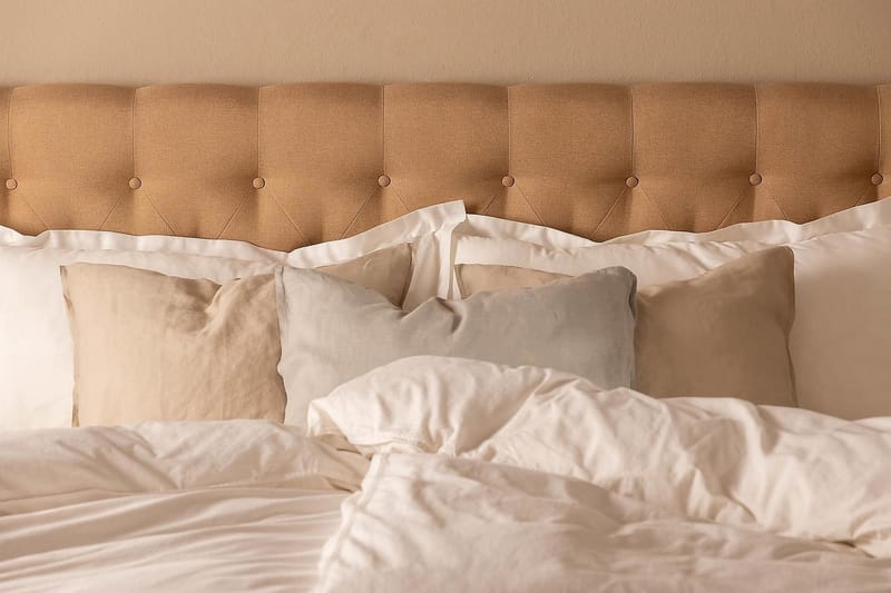Kontinentalsäng Nayaka 160x200 Latexmadrass - Beige - Möbler - Säng - Kontinentalsäng