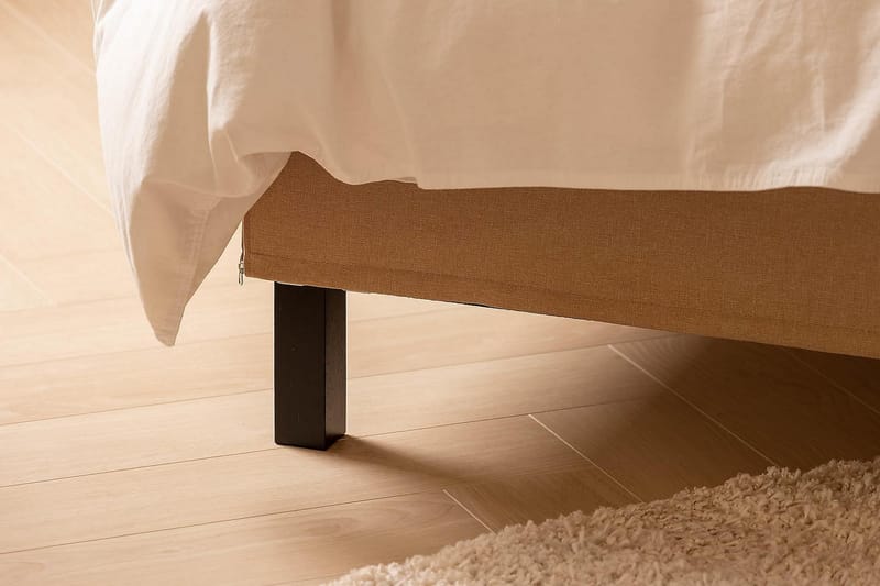 Kontinentalsäng Nayaka 210x210 Memorymadrass - Beige - Möbler - Säng - Kontinentalsäng