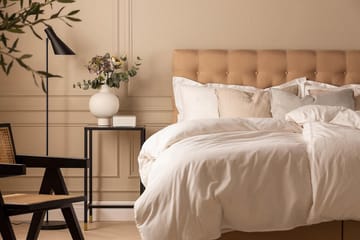Kontinentalsäng Nayaka 210x210 Memorymadrass - Beige - Möbler - Säng - Kontinentalsäng