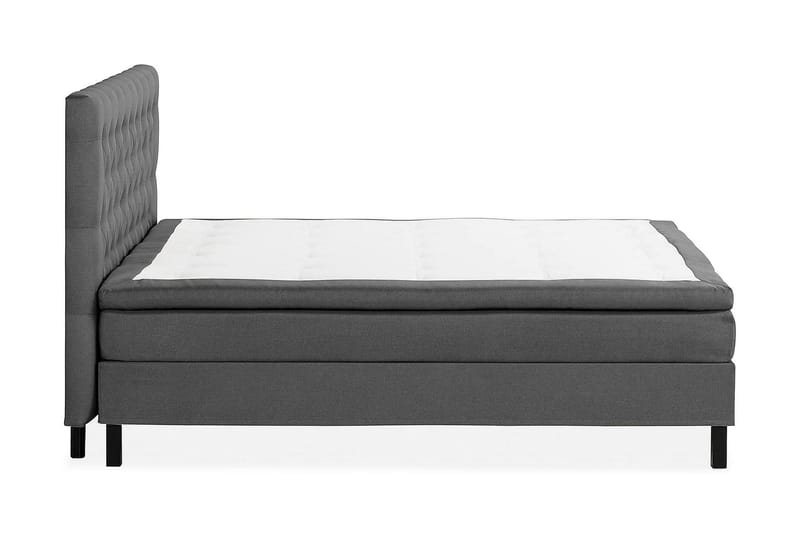 Kontinentalsäng Nayaka 210x210 Memorymadrass - Mörkgrå - Möbler - Säng - Kontinentalsäng
