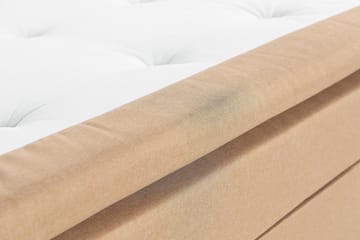 Kontinentalsäng Nayaka 90x200 Latexmadrass - Beige - Möbler - Säng - Kontinentalsäng