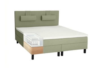 Kontinentalsäng Olivia 120x200 Latex - Grön - Möbler - Säng - Kontinentalsäng