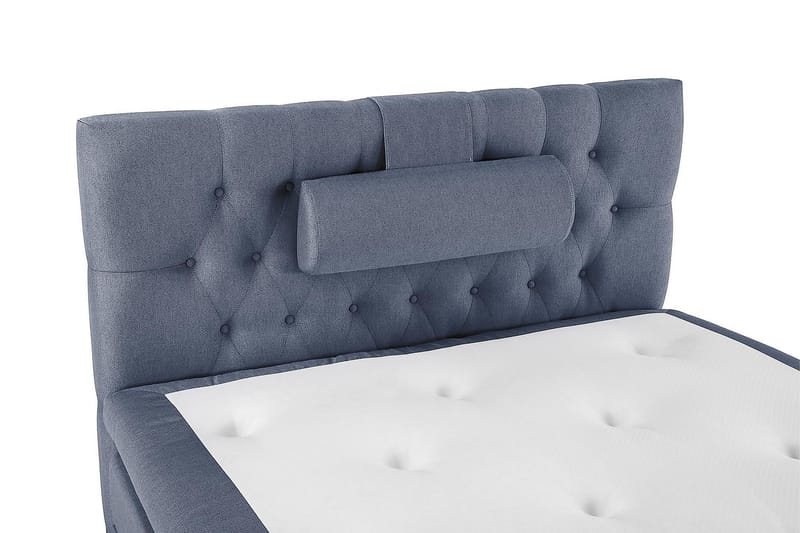 Kontinentalsäng Olivia 120x200 Polyeter - Mörkblå - Möbler - Säng - Kontinentalsäng
