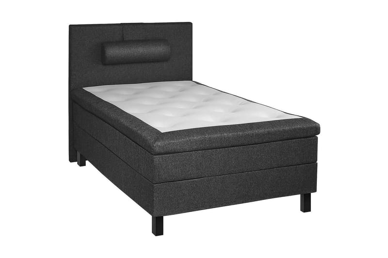 Kontinentalsäng Olivia 120x200 Polyeter - Svart|Grå - Möbler - Säng - Kontinentalsäng