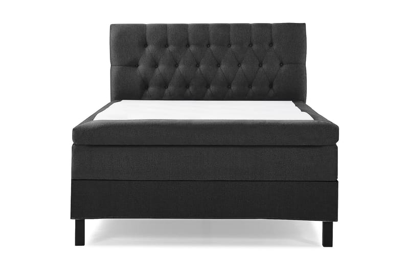 Kontinentalsäng Olivia 140x200 Latexmadrass - Svart|Grå - Möbler - Säng - Kontinentalsäng