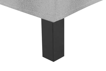 Kontinentalsäng Olivia 140x200 Memorymadrass - Mellangrå - Möbler - Säng - Kontinentalsäng