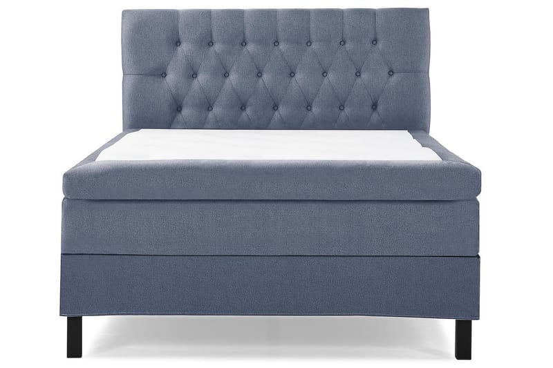 Kontinentalsäng Olivia 140x200 Polyeter - Mörkblå - Möbler - Säng - Kontinentalsäng