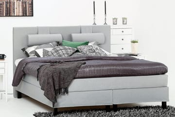 Kontinentalsäng Olivia 150x200 Skum - Mellangrå - Möbler - Säng - Kontinentalsäng