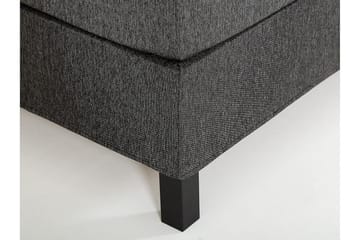 Kontinentalsäng Olivia 150x200 Skum - Svart|Grå - Möbler - Säng - Kontinentalsäng