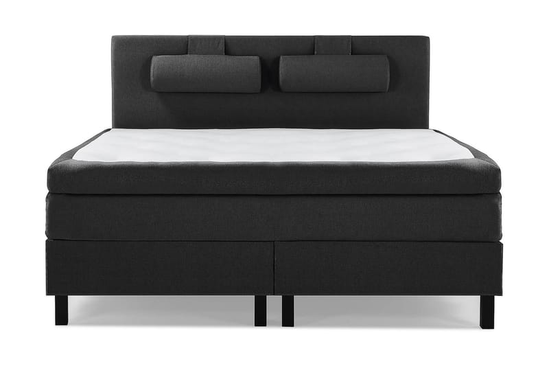 Kontinentalsäng Olivia 150x200 Polyester - Svart|Grå - Möbler - Säng - Kontinentalsäng