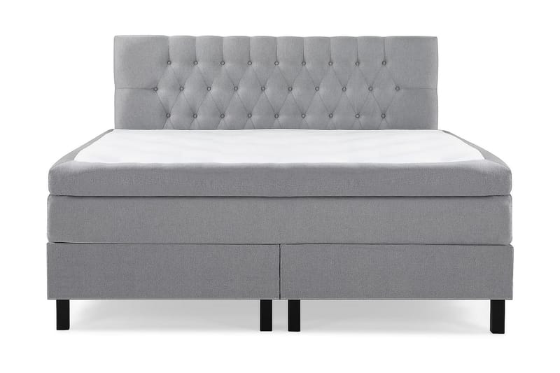 Kontinentalsäng Olivia 160x200 Latexmadrass - Mellangrå - Möbler - Säng - Kontinentalsäng