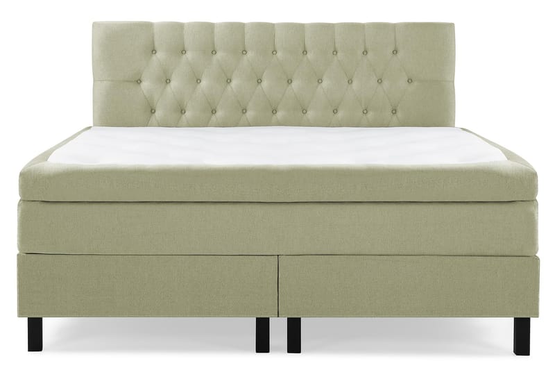 Kontinentalsäng Olivia 160x200 Polyeter - Grön - Möbler - Säng - Kontinentalsäng