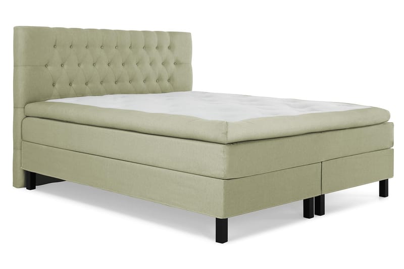 Kontinentalsäng Olivia 160x200 Polyeter - Grön - Möbler - Säng - Kontinentalsäng