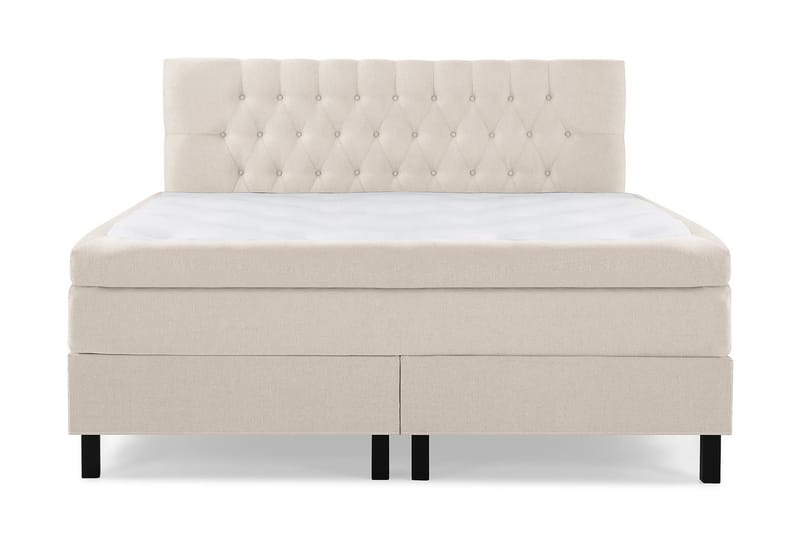 Kontinentalsäng Olivia 160x200 Polyeter - Beige - Möbler - Säng - Kontinentalsäng