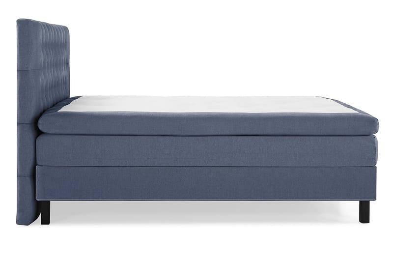 Kontinentalsäng Olivia 160x200 Polyeter - Mörkblå - Möbler - Säng - Kontinentalsäng