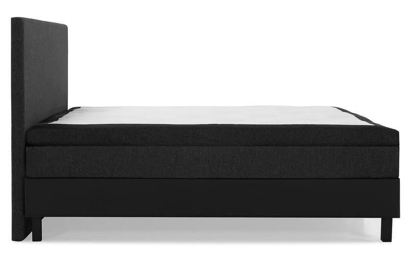Kontinentalsäng Olivia 180x200 Latex - Svart|Grå|PU - Möbler - Säng - Kontinentalsäng