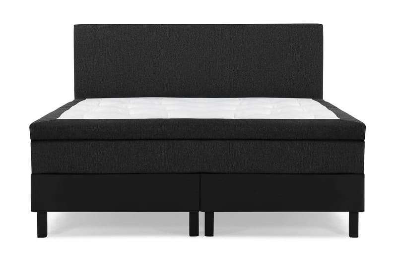 Kontinentalsäng Olivia 180x200 Latex - Svart|Grå|PU - Möbler - Säng - Kontinentalsäng