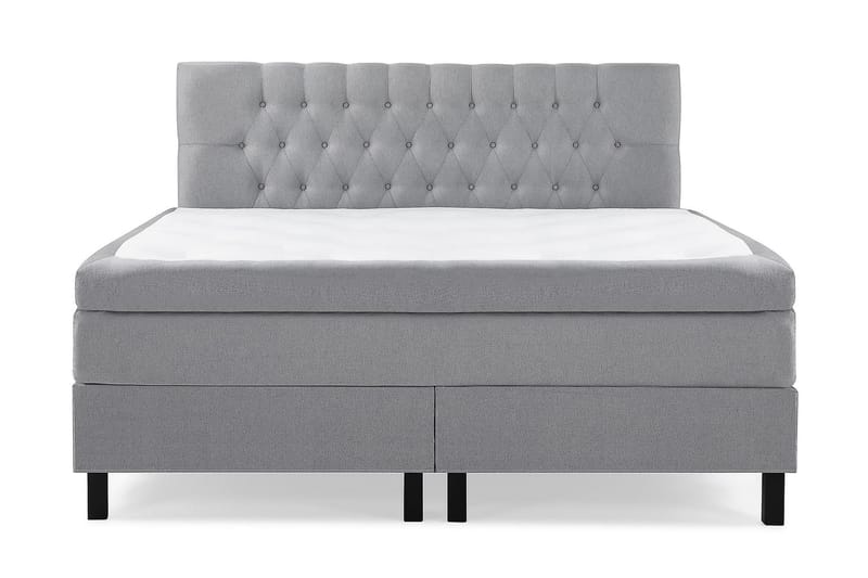 Kontinentalsäng Olivia 180x200 Latexmadrass - Mellangrå - Möbler - Säng - Kontinentalsäng