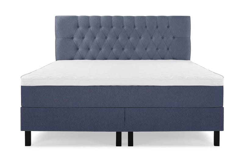 Kontinentalsäng Olivia 180x200 Skum - Mörkblå - Möbler - Säng - Kontinentalsäng