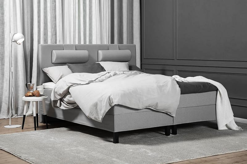 Kontinentalsäng Olivia 180x200 Skum - Mellangrå - Möbler - Säng - Kontinentalsäng
