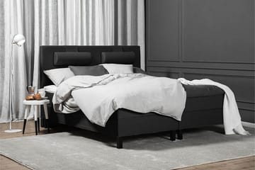 Kontinentalsäng Olivia 180x200 Skum - Svart|Grå - Möbler - Säng - Kontinentalsäng