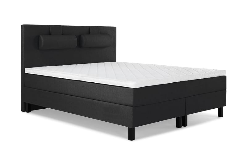 Kontinentalsäng Olivia 180x200 Skum - Svart|Grå - Möbler - Säng - Kontinentalsäng