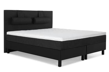 Kontinentalsäng Olivia 180x200 Skum - Svart|Grå|PU - Möbler - Säng - Kontinentalsäng