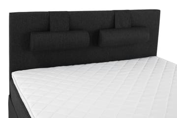 Kontinentalsäng Olivia 180x200 Skum - Svart|Grå|PU - Möbler - Säng - Kontinentalsäng