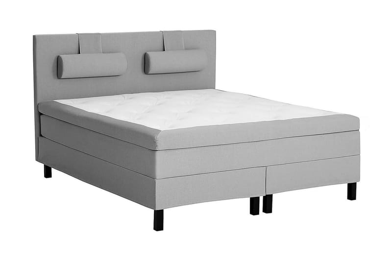 Kontinentalsäng Olivia 180x200 Polyeter - Mellangrå - Möbler - Säng - Kontinentalsäng