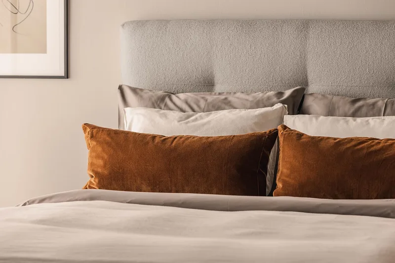 Kontinentalsäng Oslo Lyx 120x200 cm - Grå - Möbler - Säng - Kontinentalsäng