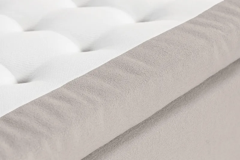 Kontinentalsäng Oslo Lyx 120x200 cm - Grå - Möbler - Säng - Kontinentalsäng