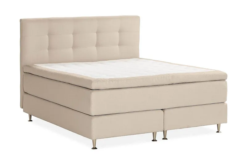 Kontinentalsäng Oslo Lyx 160x200 cm - Beige - Möbler - Säng - Kontinentalsäng